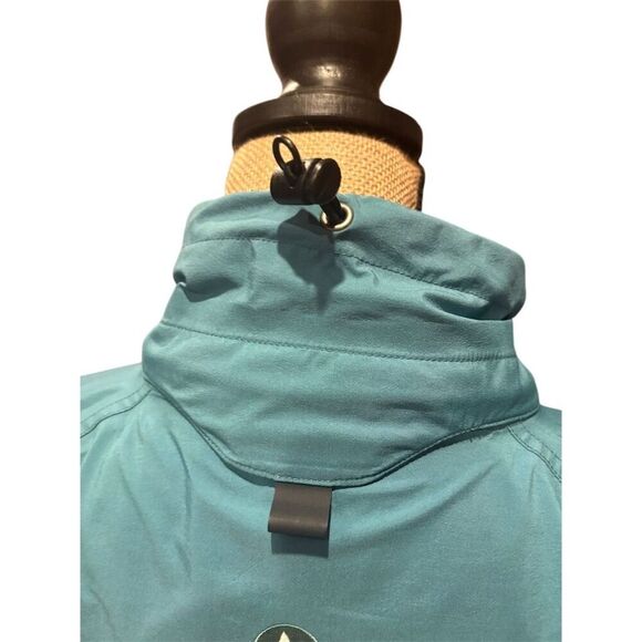 Marmot Women's Greenish Blue Lined Jacket Medium Hooded Casual Fall - Picture 11 of 16